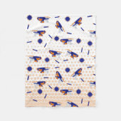 Couverture Polaire Dart Gun Battle War Boys Motif cible (Devant)