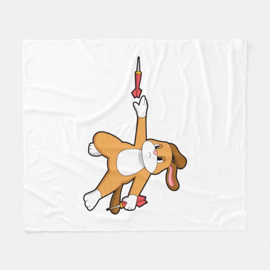 Couverture Polaire Darts dog (Devant (Horizontal))