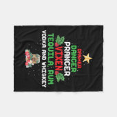 Couverture Polaire Dasher Arbre Danseur Vixen Tequila Whiskey (Devant (Horizontal))