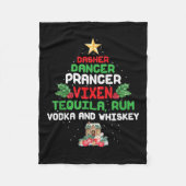 Couverture Polaire Dasher Arbre Danseur Vixen Tequila Whiskey (Devant)