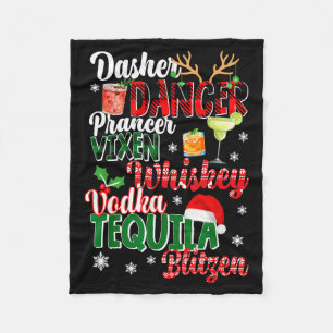 Couverture Polaire Dasher Dancer Prancer Vixen Moscato Vodka Tequila