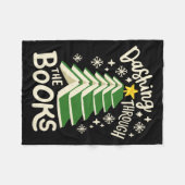 Couverture Polaire Dashing Through The Books Christmas Book Lovers Me (Devant (Horizontal))