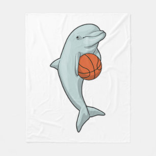Couverture Polaire Dauphin au Basketball Sports