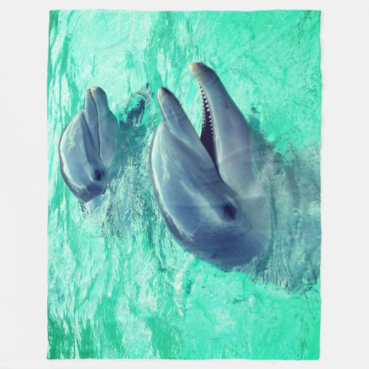 Couverture Polaire Dauphins (Devant)