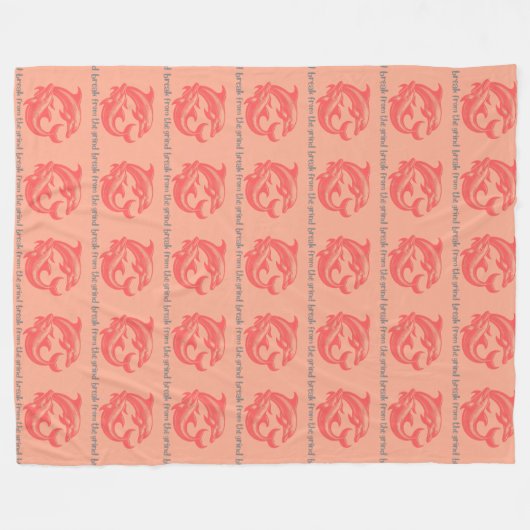 Couverture Polaire Dauphins BFTG (Devant (Horizontal))