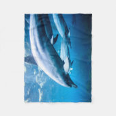 Couverture Polaire Dauphins sous-marins (Devant)