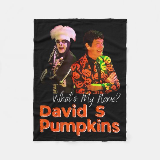 Couverture Polaire David S Pumpkins Skeleton Funny Skit Men Clothing  (Devant)