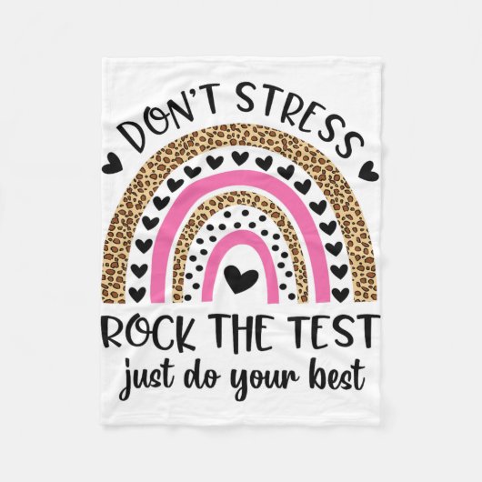 Couverture Polaire Day Rock Le Test Rainbow Teacher Da test Da (Devant)