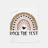 Couverture Polaire Day Rock L'Enseignant De Test Funny Rainbow Testin (Devant)