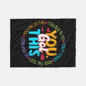 Couverture Polaire Day Rock The Test Teacher Test Day Vous Avez Obten (Devant (Horizontal))