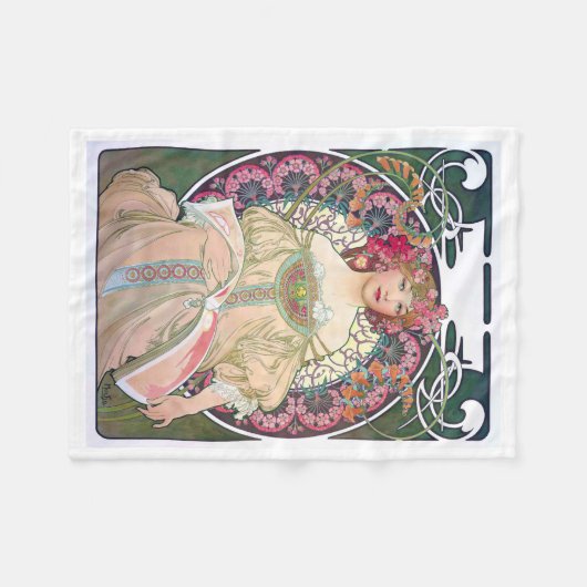 Couverture Polaire Daydream (printemps), Mucha (Devant (Horizontal))