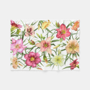 Couverture Polaire Daylilies partout