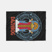 Couverture Polaire Dazhbog Ancient Mythological Slavic Paganism Russi (Devant (Horizontal))