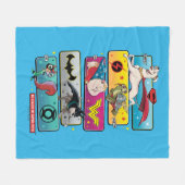 Couverture Polaire DC League of Super-Pets Panels (Devant (Horizontal))