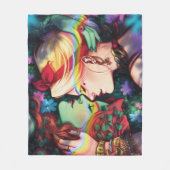 Couverture Polaire DC Pride Harley Quinn & Poison Ivy Comic Cover (Devant)