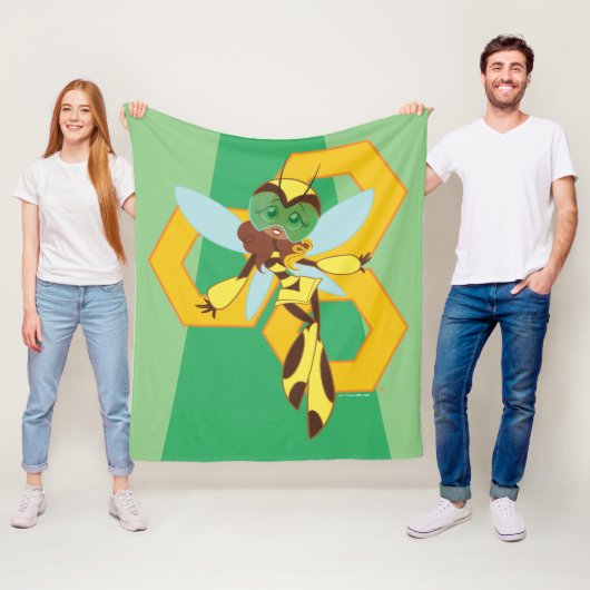 Couverture Polaire DC Super Hero Girls Bumble Bee (En situation)