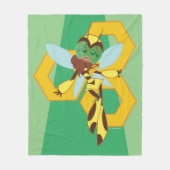 Couverture Polaire DC Super Hero Girls Bumble Bee (Devant)