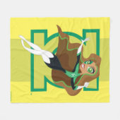 Couverture Polaire DC Super Hero Girls Green Lantern (Devant (Horizontal))