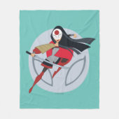 Couverture Polaire DC Super Hero Girls Katana (Devant)