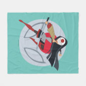 Couverture Polaire DC Super Hero Girls Katana (Devant (Horizontal))