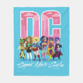 Couverture Polaire DC Super Hero Girls Lineup (Devant)