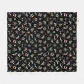 Couverture Polaire DC Super Hero Girls Rainbow Icon Motif (Devant (Horizontal))