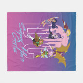 Couverture Polaire DC Super Hero Girls Skyline (Devant (Horizontal))