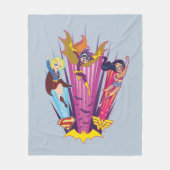 Couverture Polaire DC Super Hero Girls Trio (Devant)