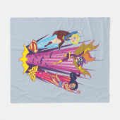 Couverture Polaire DC Super Hero Girls Trio (Devant (Horizontal))