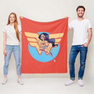 Couverture Polaire DC Super Hero Girls Wonder Woman