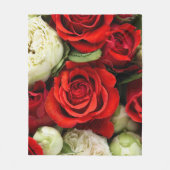 Couverture Polaire de belles fleurs (Devant)