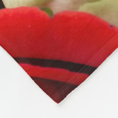 Couverture Polaire de belles fleurs (Coin)