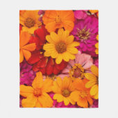 Couverture Polaire de belles fleurs (Devant)