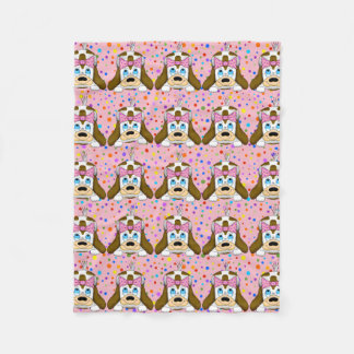 Couverture polaire de chien mignonne