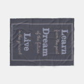 Couverture polaire de citation de motivation (Devant (Horizontal))