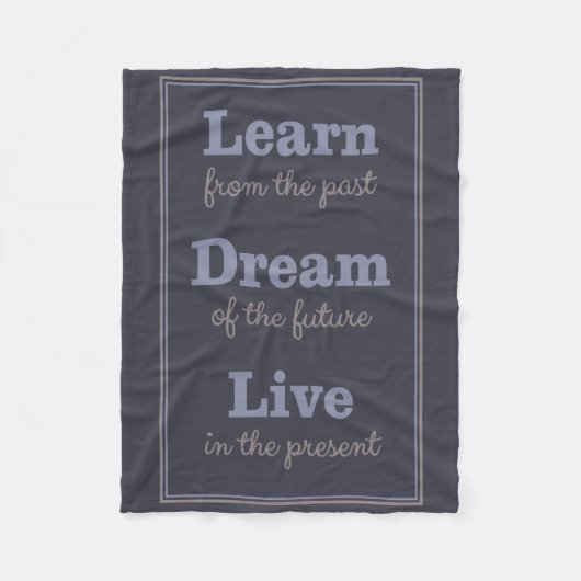 Couverture polaire de citation de motivation (Devant)