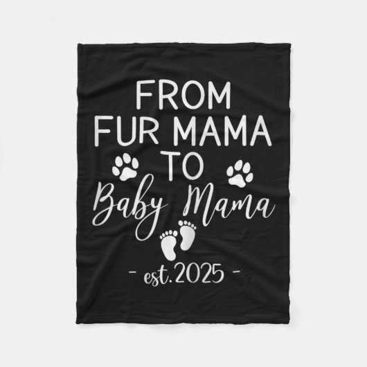 Couverture Polaire De Fur Mama À Ba (Devant)