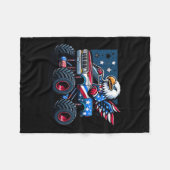 Couverture Polaire De Juillet Chemises Garçons Enfants Drapeau améric (Devant (Horizontal))