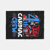 Couverture Polaire De Juillet Équipage Cardiaque Infirmière Cardiaque (Devant (Horizontal))