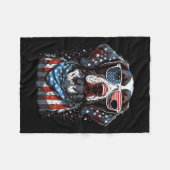 Couverture Polaire De Juillet Patriotique Allemand Raccourci Pointer  (Devant (Horizontal))