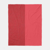 Couverture polaire de la marque rouge de la tomate (Devant)