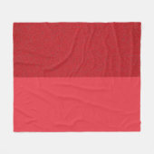 Couverture polaire de la marque rouge de la tomate (Devant (Horizontal))