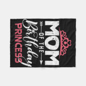 Couverture Polaire De L'Anniversaire Princesse Fille Fille Amusante B (Devant (Horizontal))