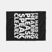 Couverture Polaire De L'Audience Sourde Audience Malaisée Langue Des  (Devant (Horizontal))