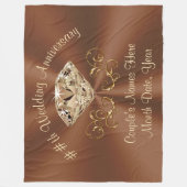 Couverture Polaire De magnifiques cadeaux d'anniversaire Mariage pers (Devant)