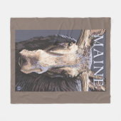 Couverture Polaire De MaineMoose fin (Devant (Horizontal))