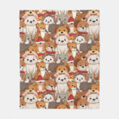 Couverture Polaire De mignons amis animaux (Devant)