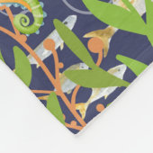 Couverture Polaire De mignons raies dans une mer d'un bleu profond, (Coin)