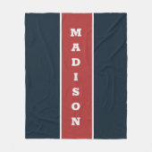 Couverture polaire de nom personnalisé (Devant)