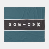 Couverture polaire de nom personnalisé (Devant (Horizontal))